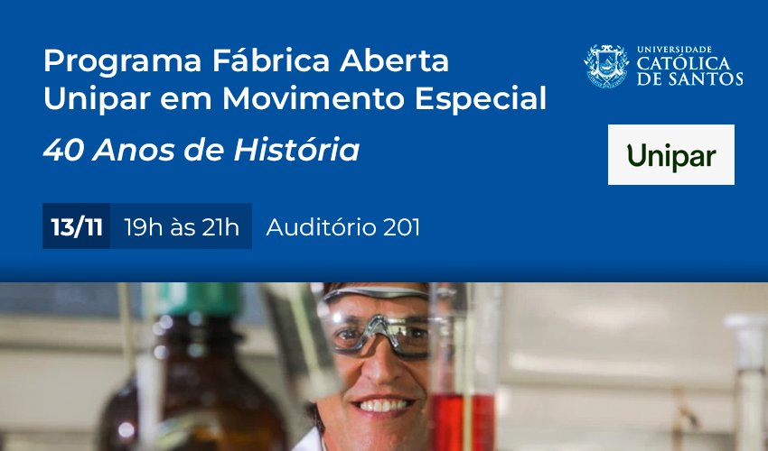 Banner Programa Fábrica Aberta Unipar