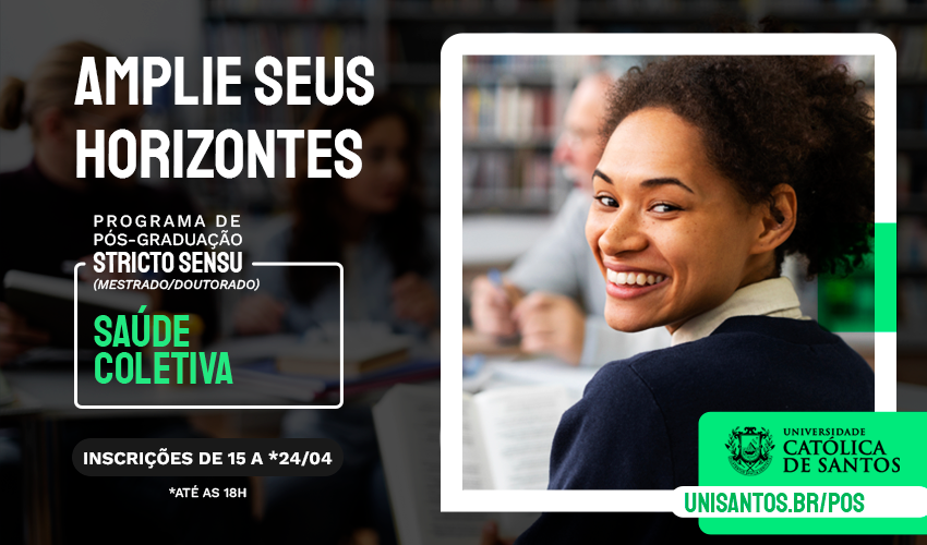 Pós Stricto Senso 2026_Banner_Saude Coletiva