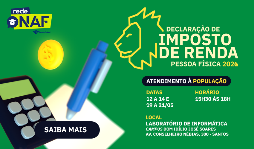 banner – Imposto de renda 2026